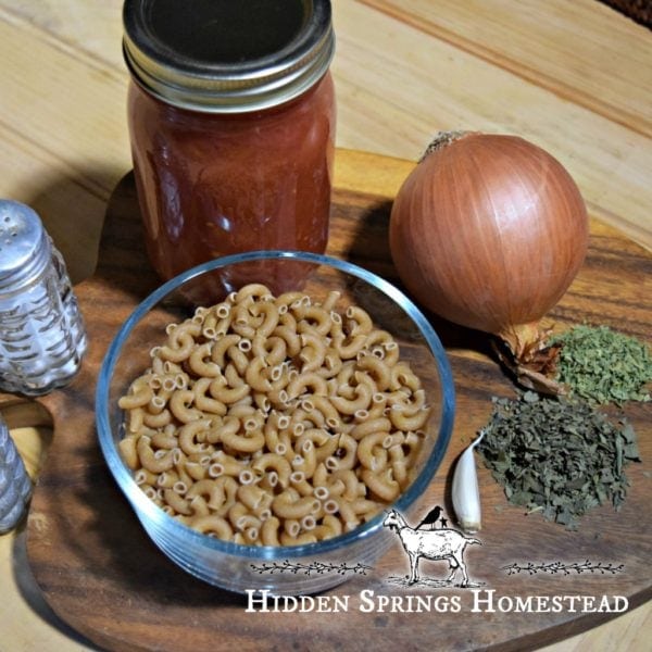 Goulash Ingredients