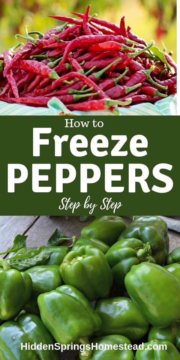 How to Freeze Fresh Peppers