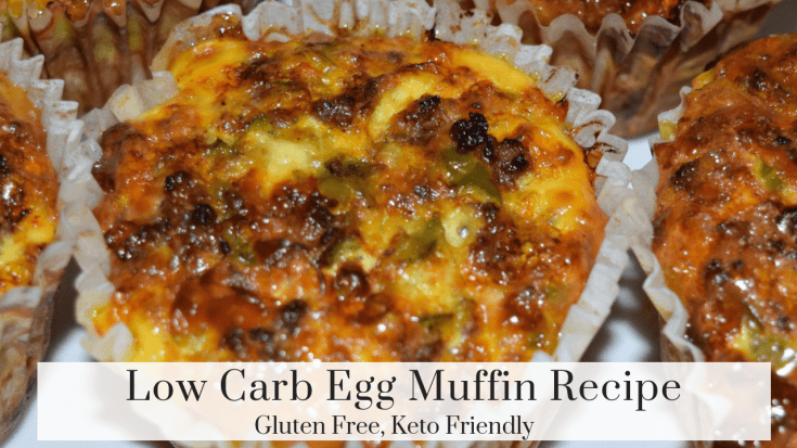 low carb egg muffin cooked and ready to eat. Hidden Springs Homestead