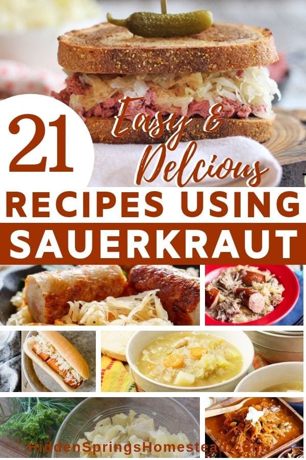 21 recipes using sauerkraut Hidden Springs Homestead