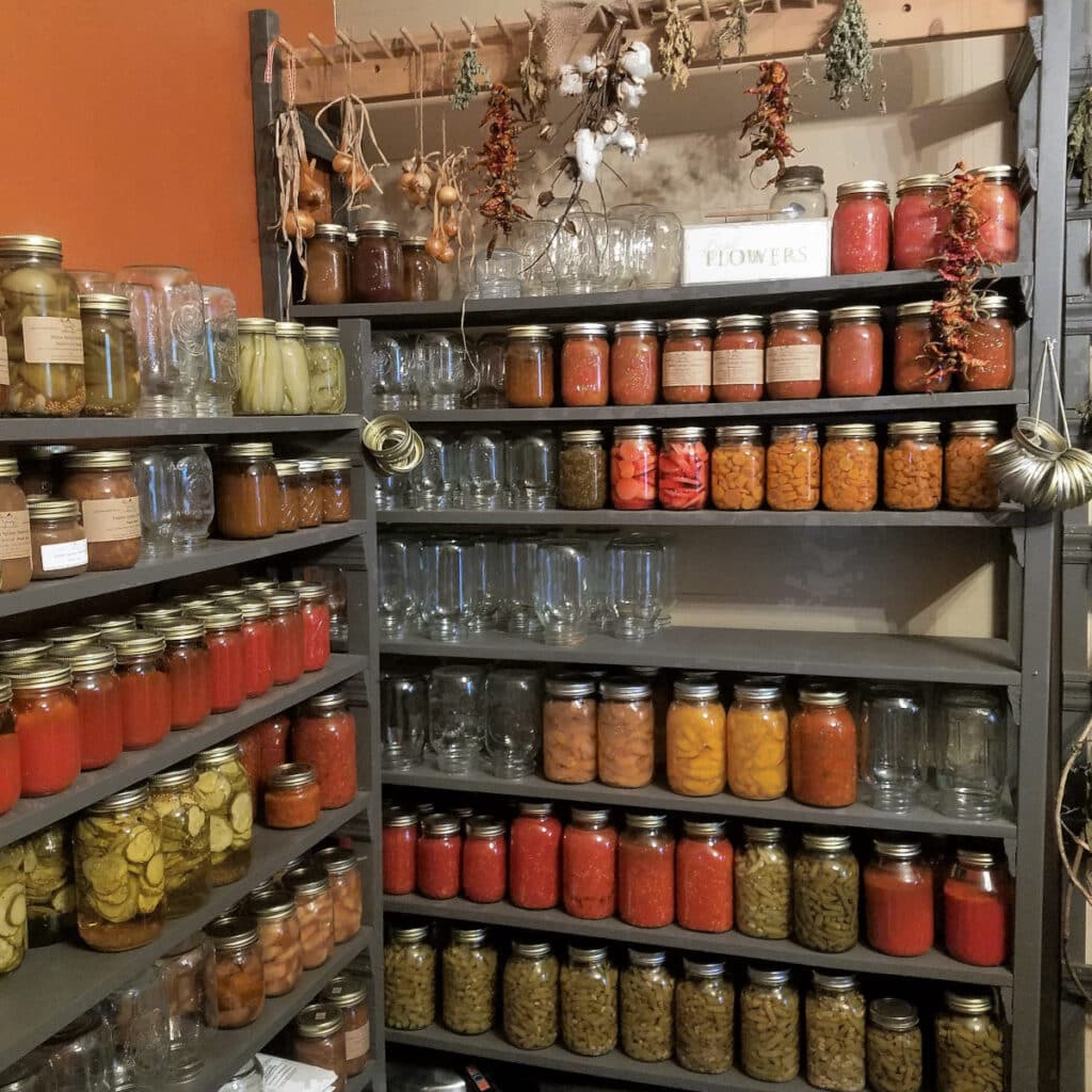 Food Storage Friday #26: Making Mason Jar Shelves out of Pallets - In the  Kitchen with Honeyville