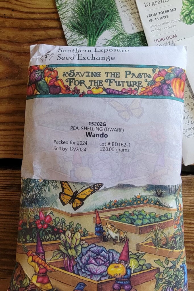Wando Pea heirloom seeds